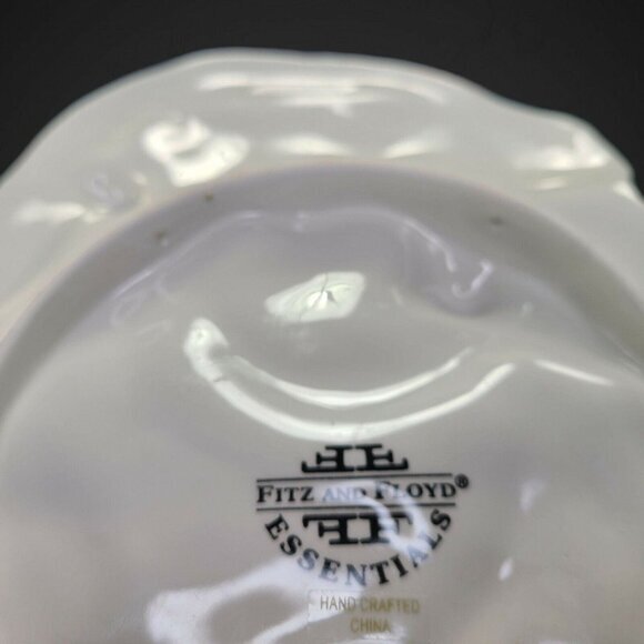 Fitz and Floyd Santa Claus‎ Candy Dish Wall Decor Cookie Plate Curly Beard Xmas - Picture 9 of 9
